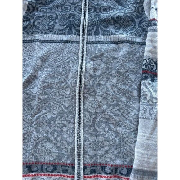 Icelandic Designs Women's Small Chloe Zip Up Sweater Wool Blend Nordic - Picture 9 of 10